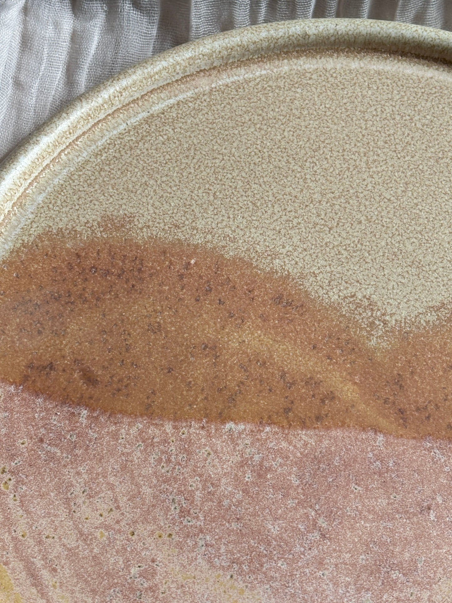 Dunes Ceramic Plate - As seen on The Great British Menu