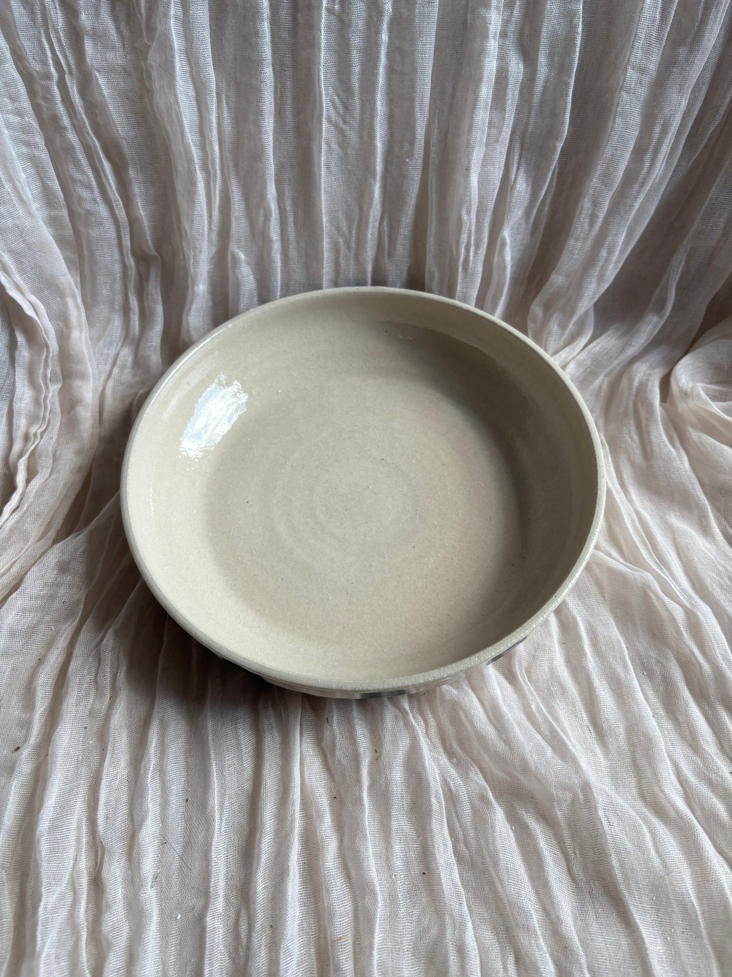 Stripe Coupe Pasta Bowl