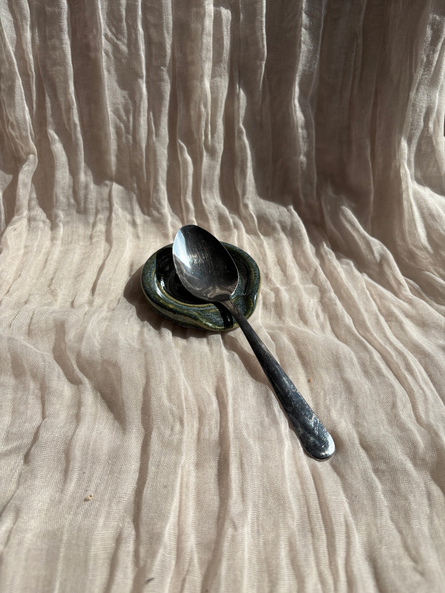 Green Mini Spoon Rest