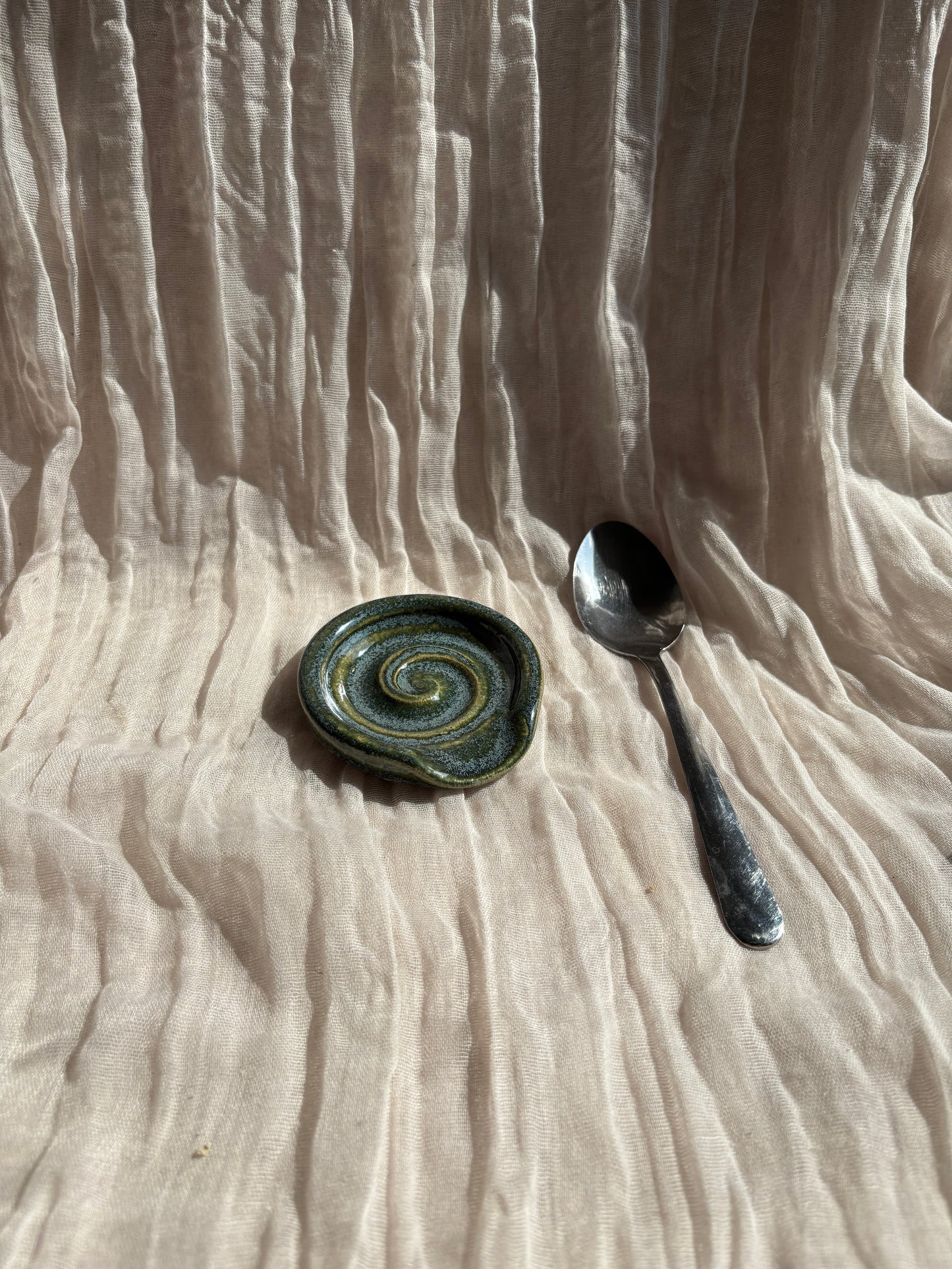 Green Mini Spoon Rest