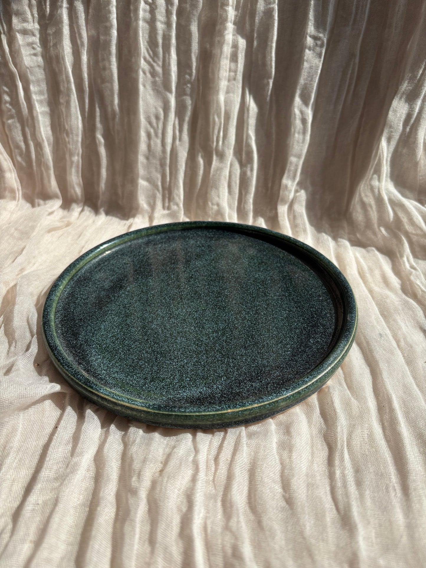 Green Ceramic Plate