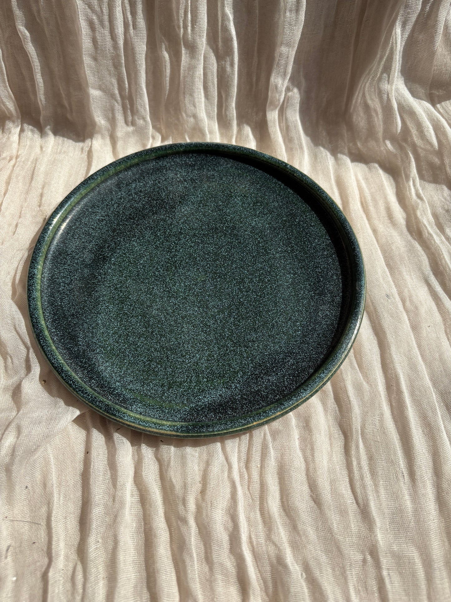 Green Ceramic Plate