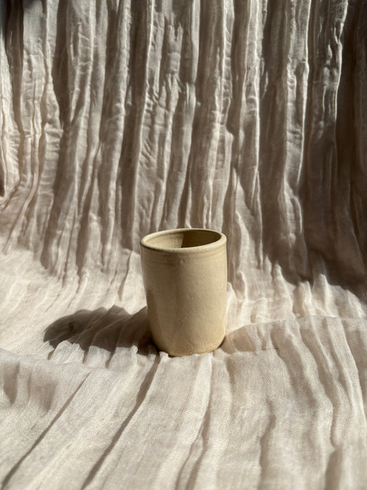 White Double Espresso Cup