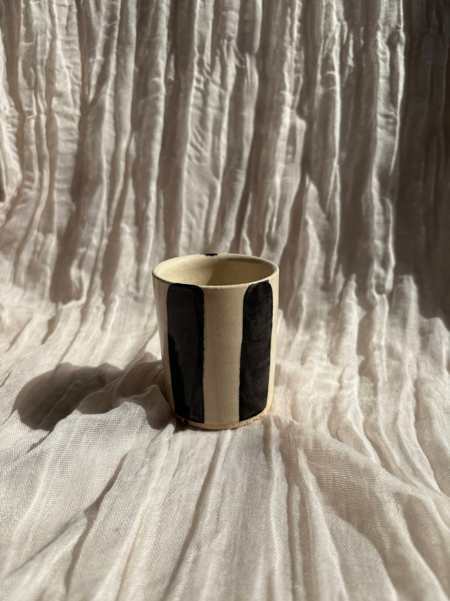 Stripe Double Espresso Cup