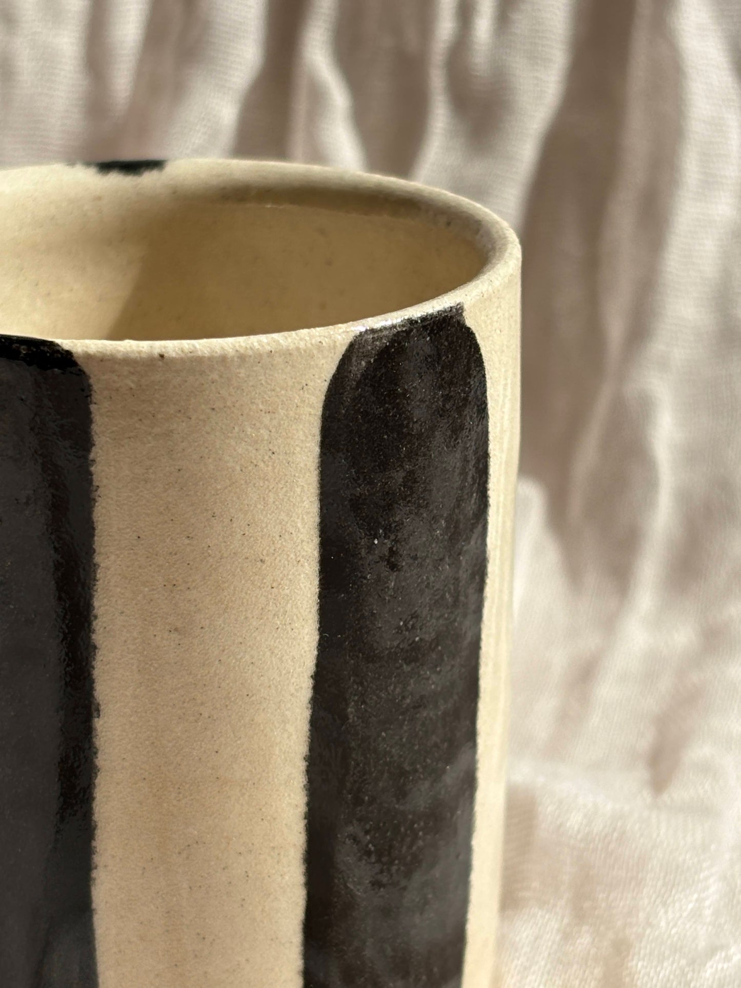 Stripe Double Espresso Cup