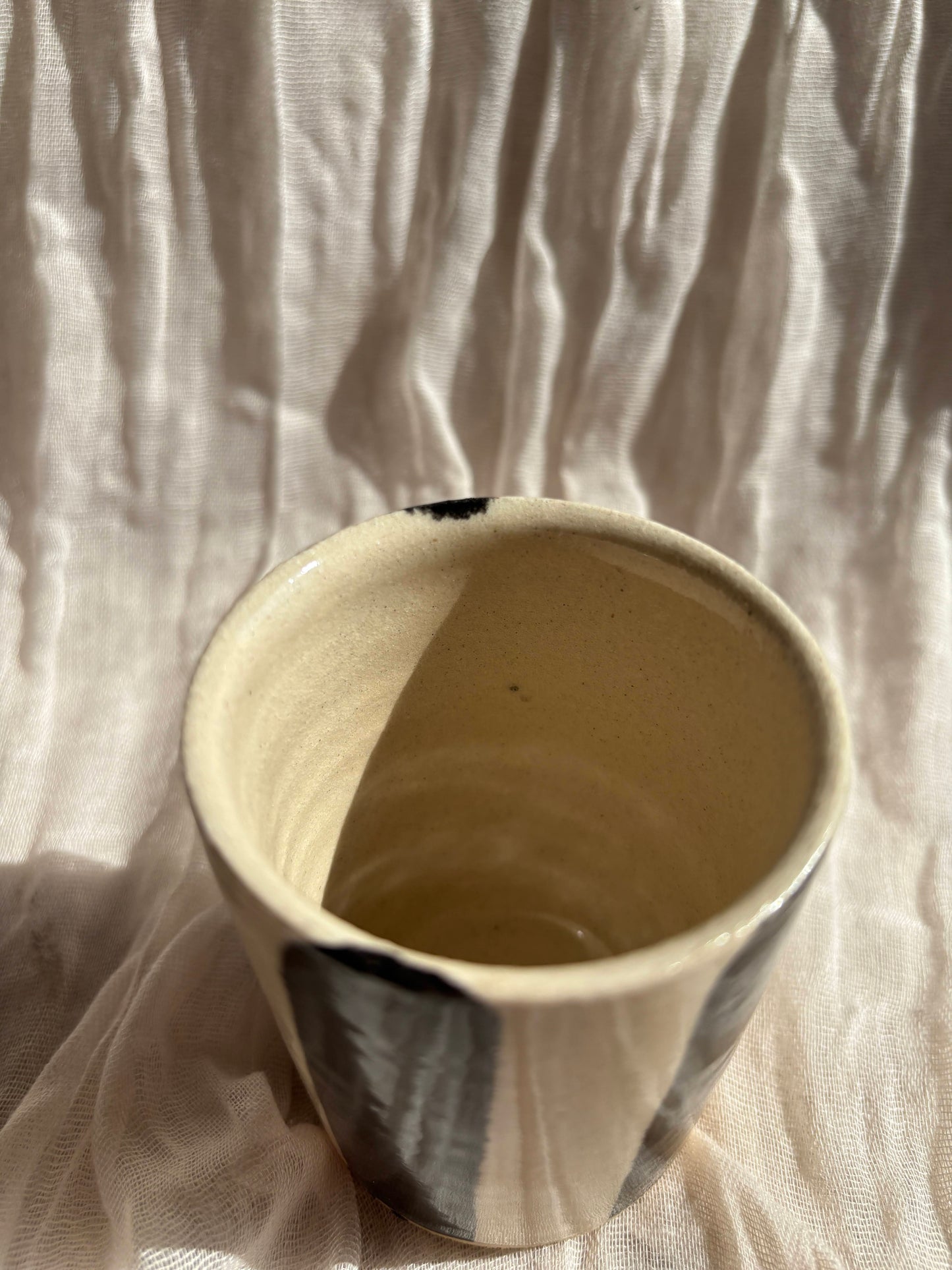 Stripe Double Espresso Cup