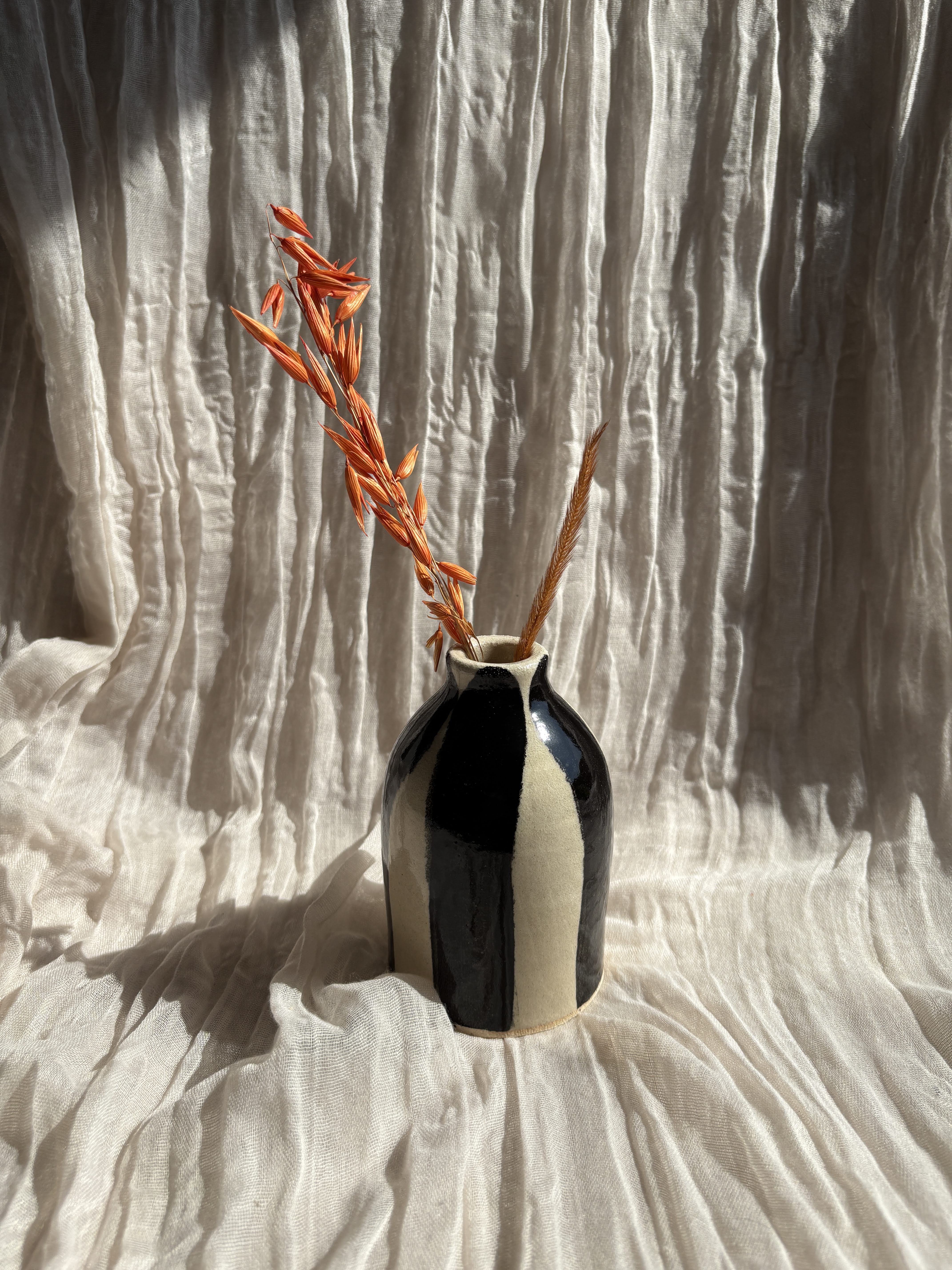 Stripe Bud Vase/ Reed Diffuser Bottle – Charlotte Manser Ceramics