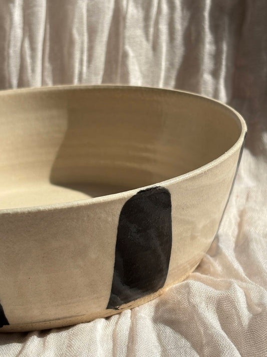 Stripe Pasta Bowl