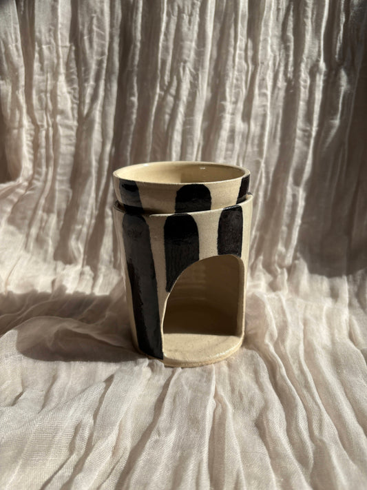Stripe Wax Burner