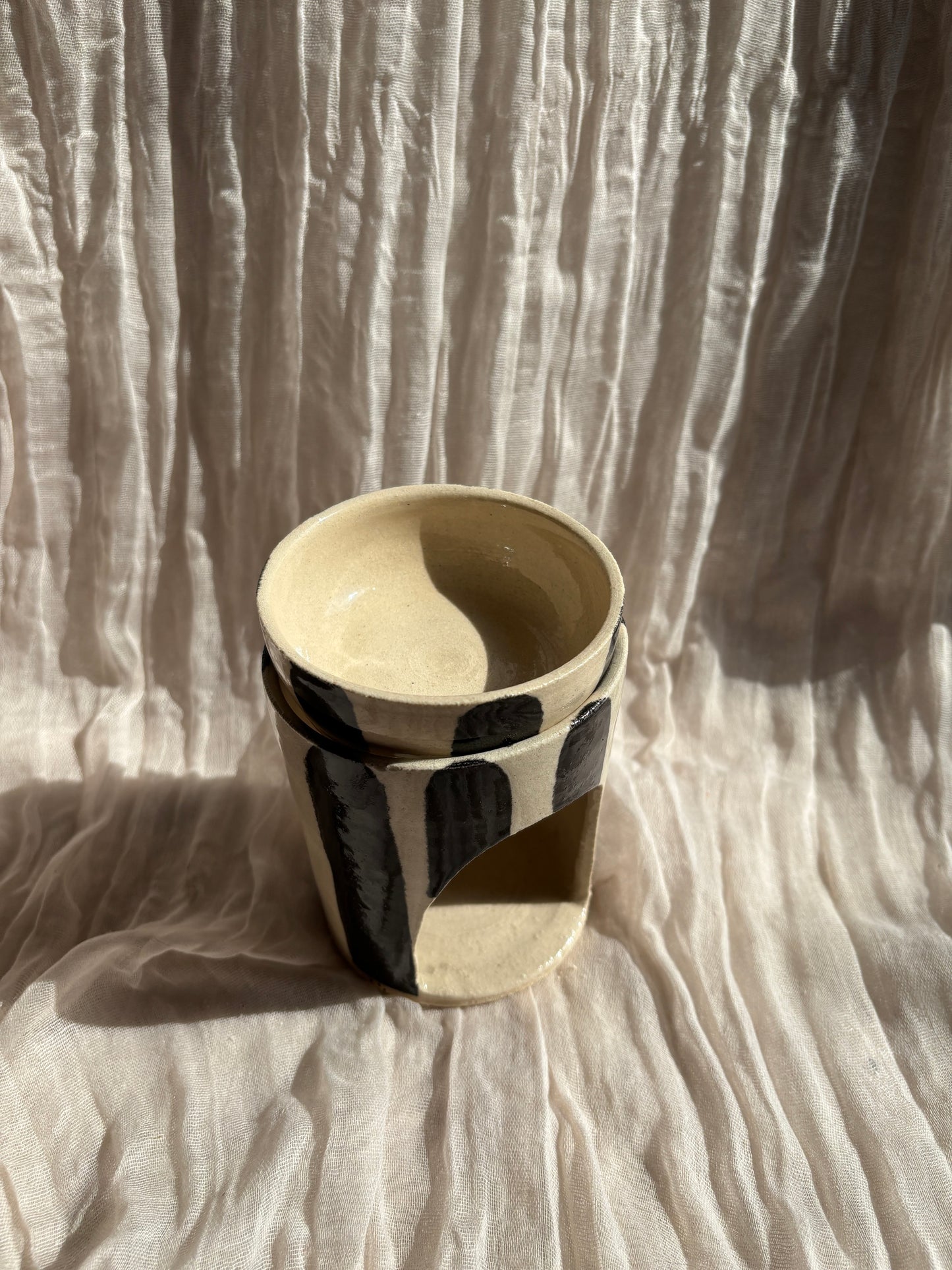 Stripe Wax Burner