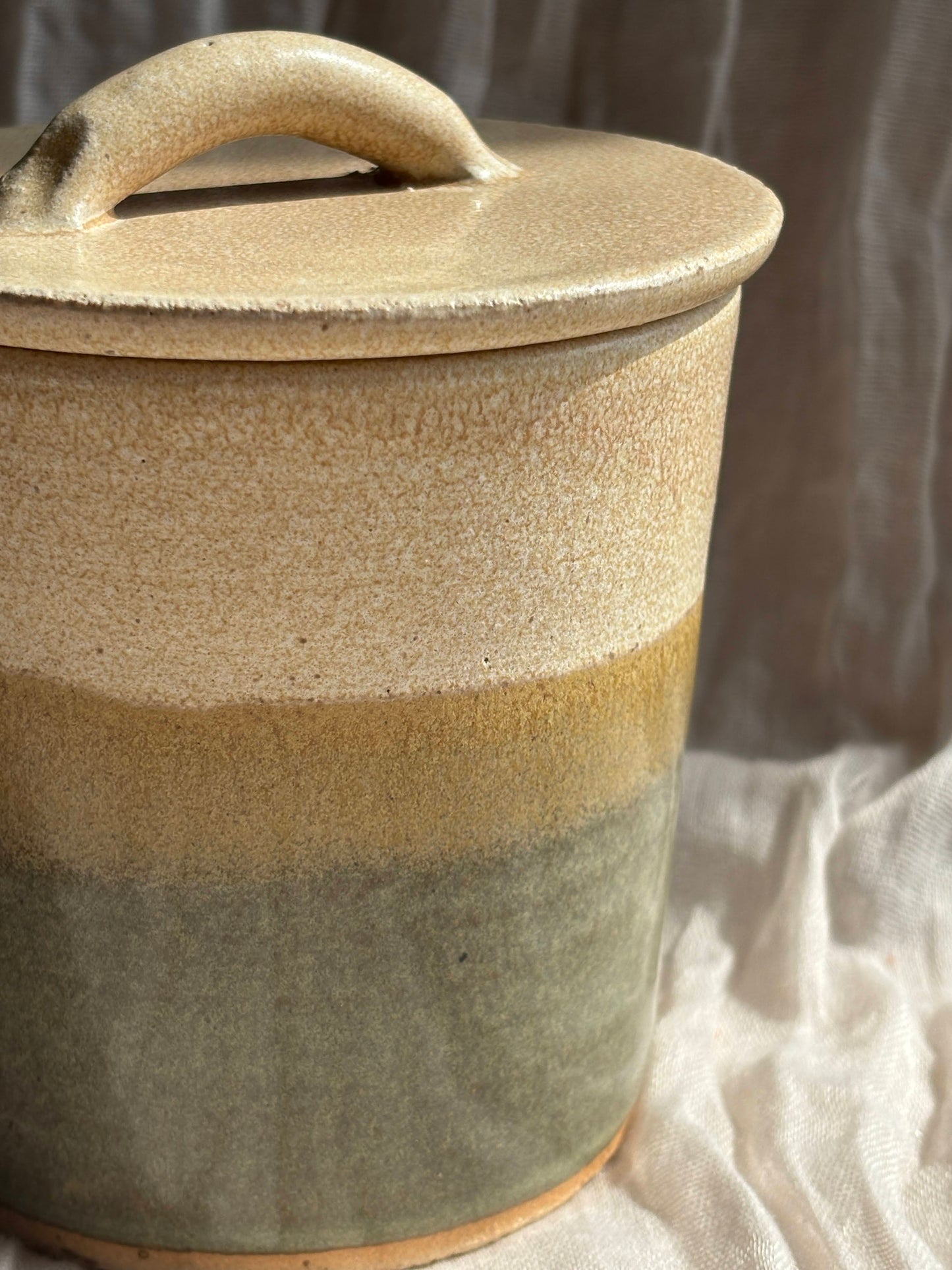 Bamboo Butter Crock