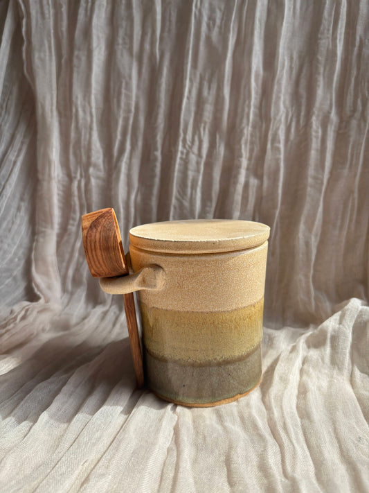 Bamboo Canister/Coffee Pot