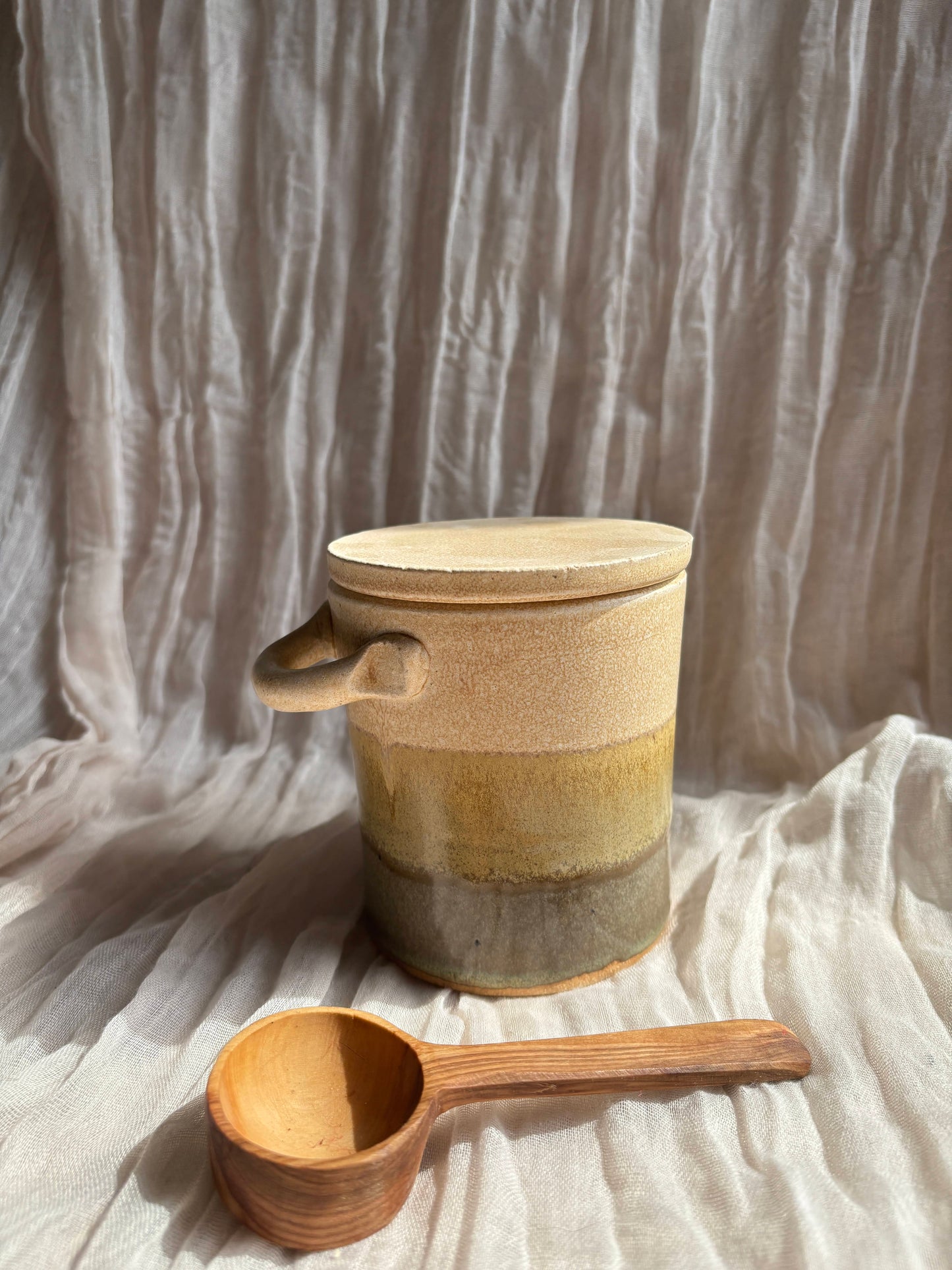 Bamboo Canister/Coffee Pot