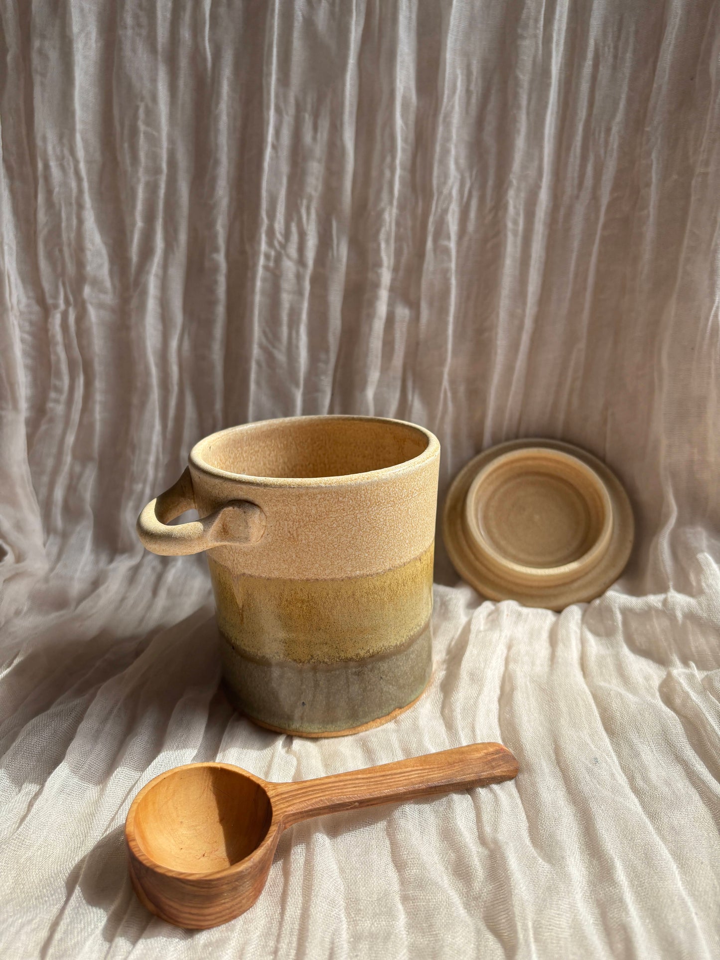 Bamboo Canister/Coffee Pot