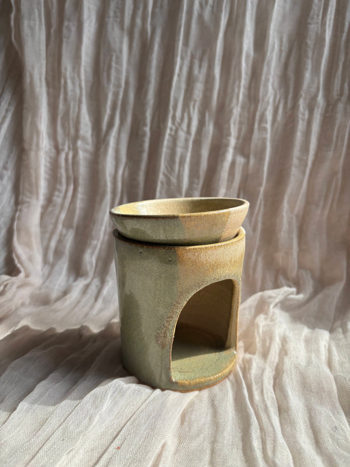 Bamboo Wax Burner
