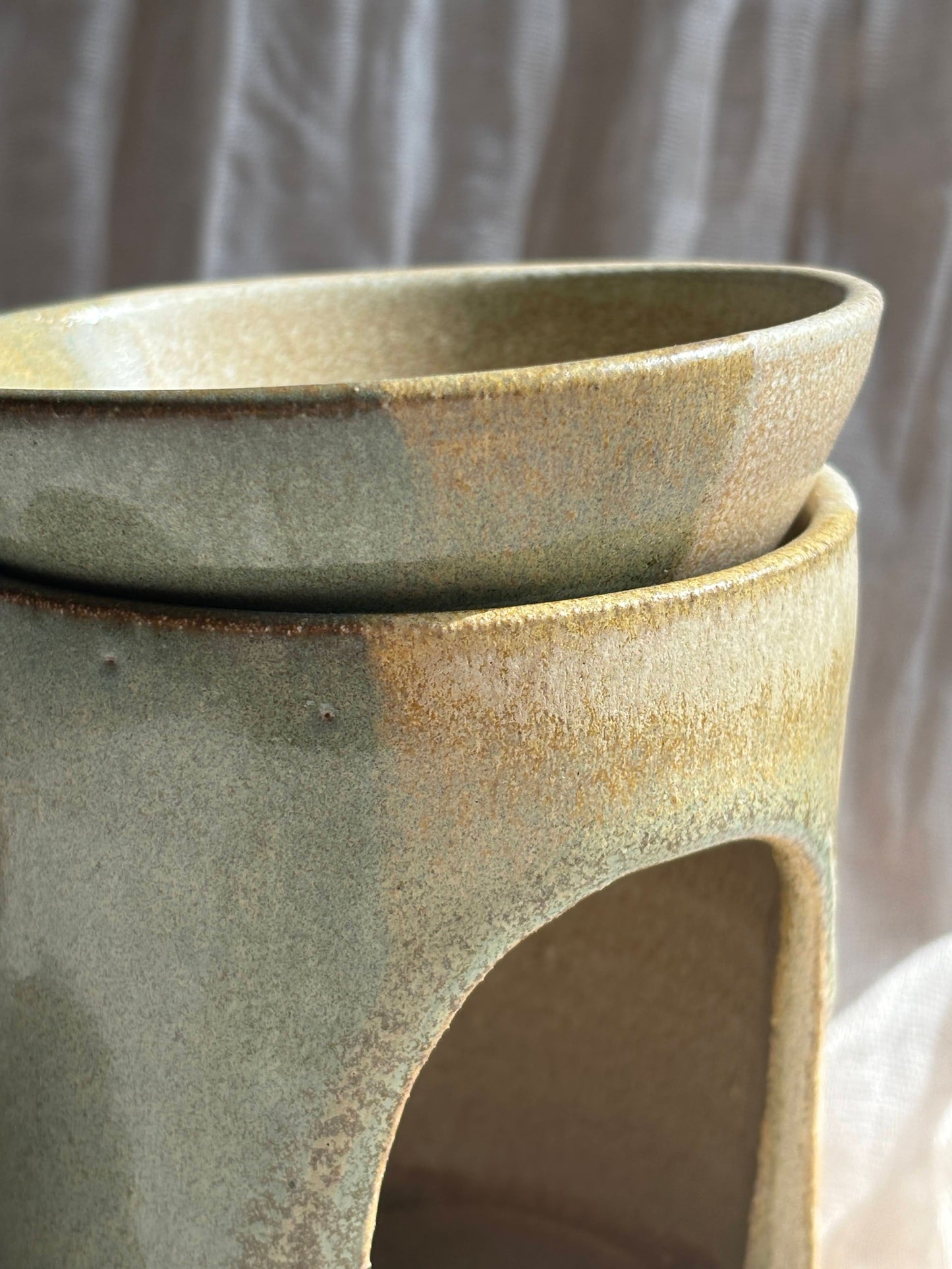 Bamboo Wax Burner