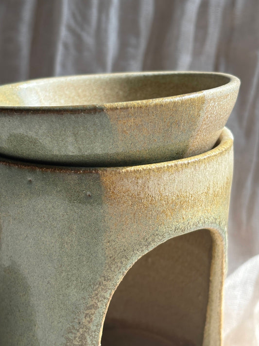 Bamboo Wax Burner
