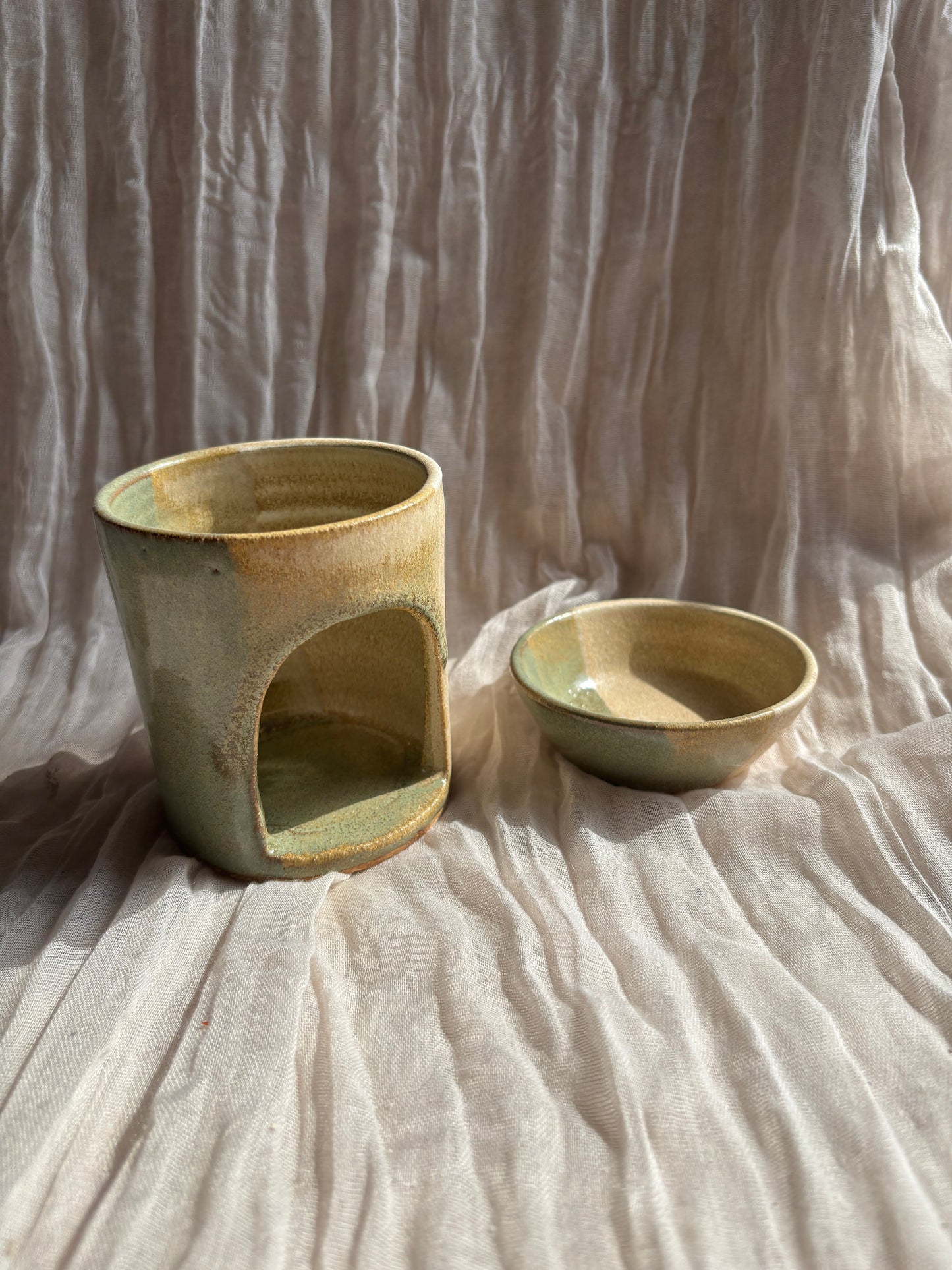 Bamboo Wax Burner