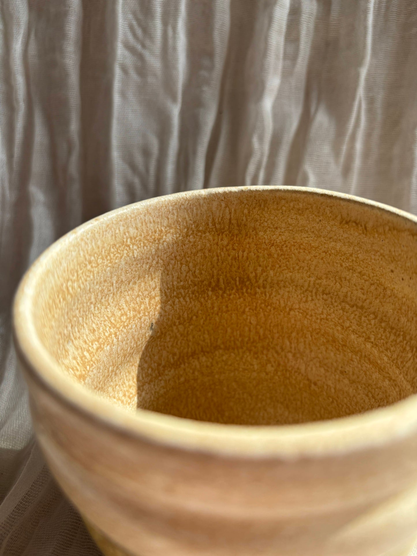 Bamboo Bubble Ceramic Cup or Planter 350ml