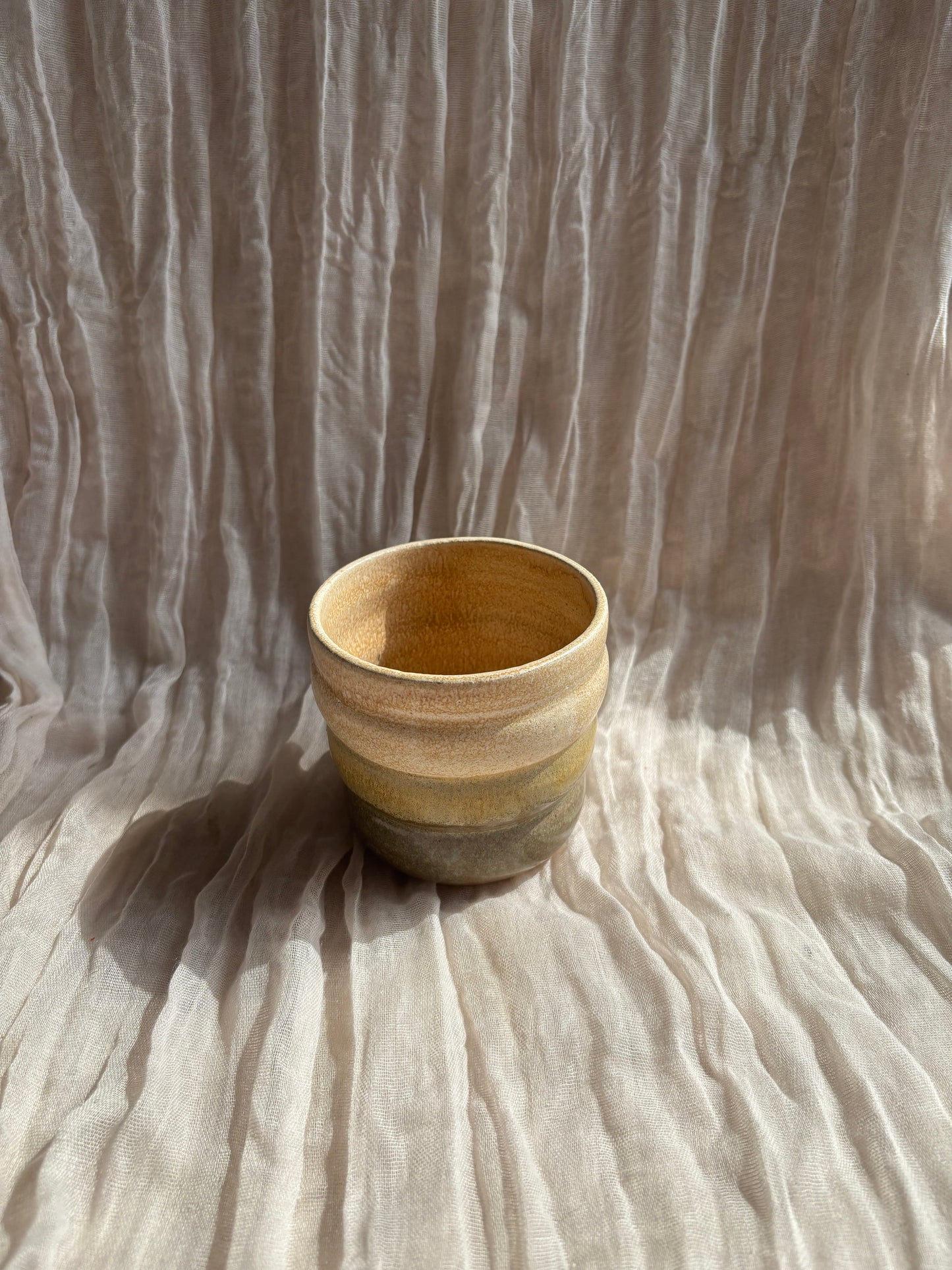 Bamboo Bubble Ceramic Cup or Planter 350ml