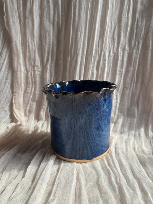 Sea Fever Scalloped Planter