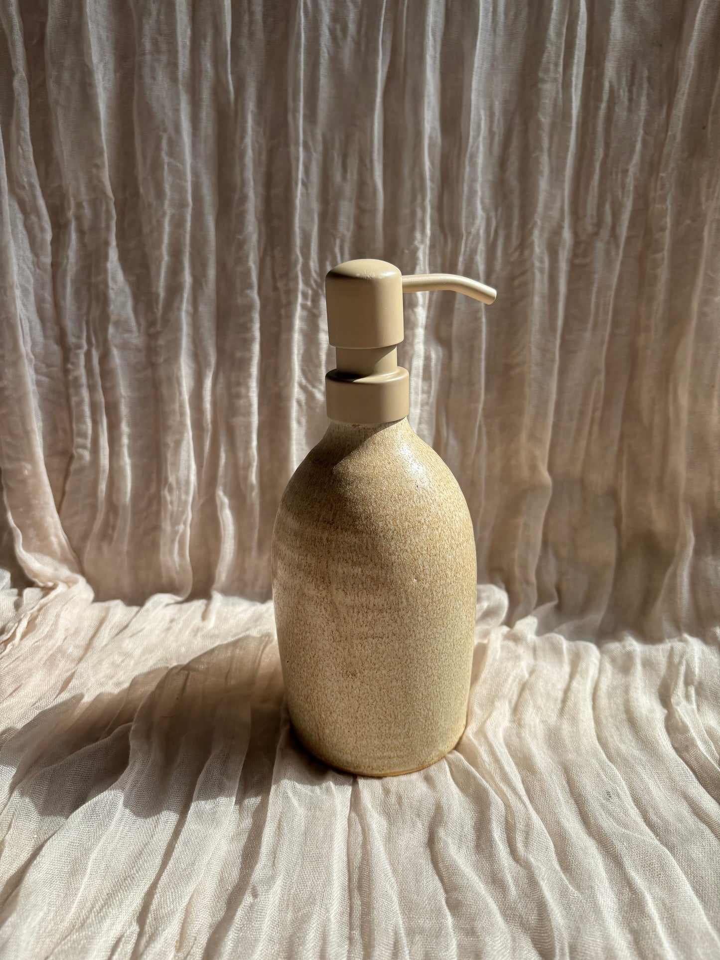 Cream Liquid Soap Dispenser Bottle