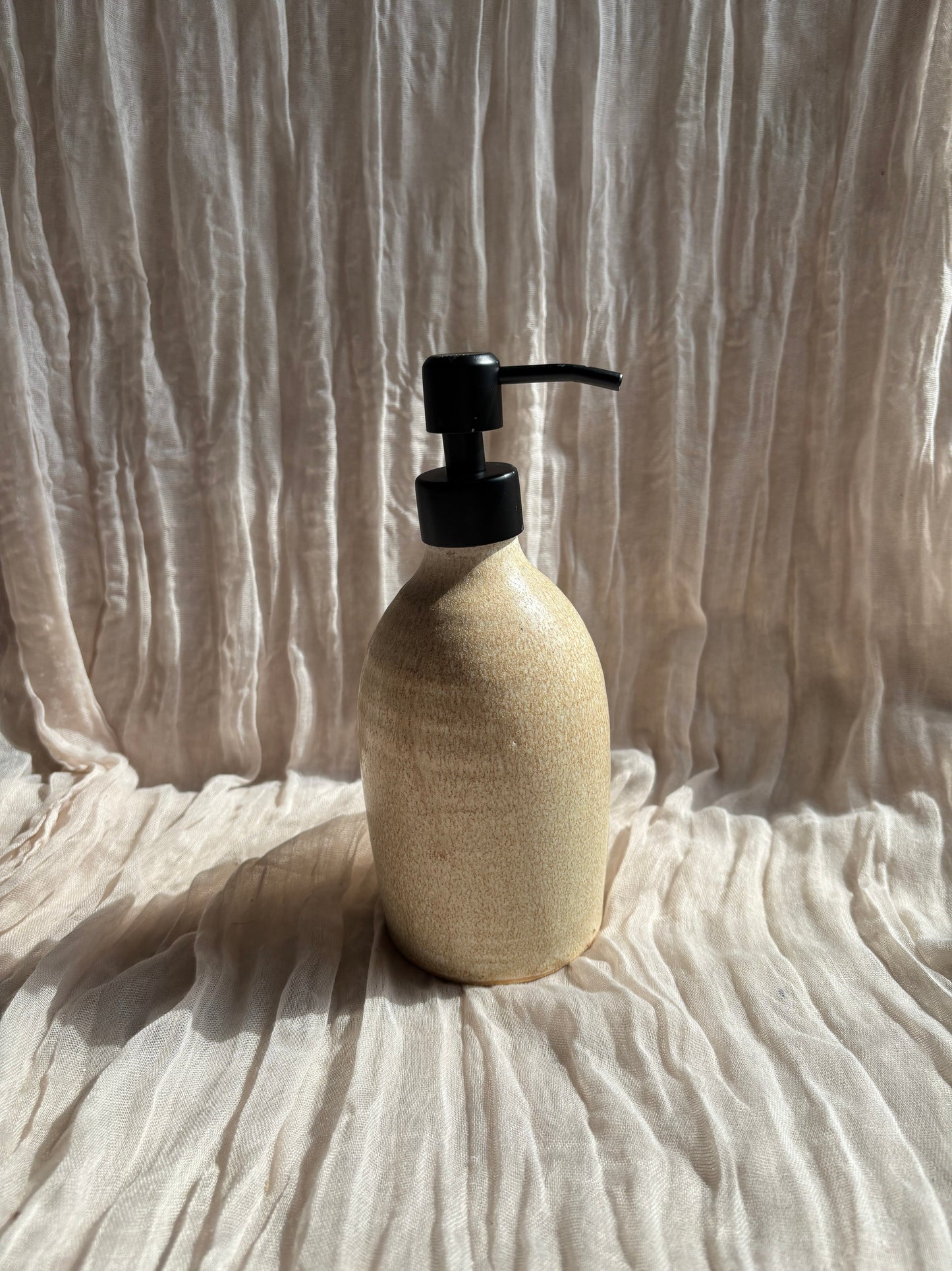 Cream Liquid Soap Dispenser Bottle