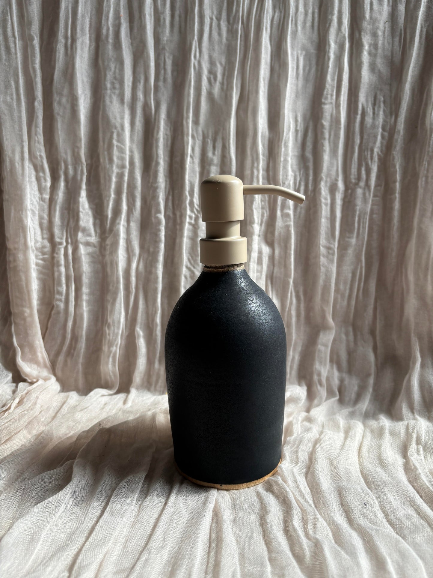 Black Liquid Soap Dispenser Bottle