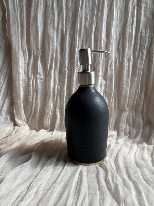 Black Liquid Soap Dispenser Bottle