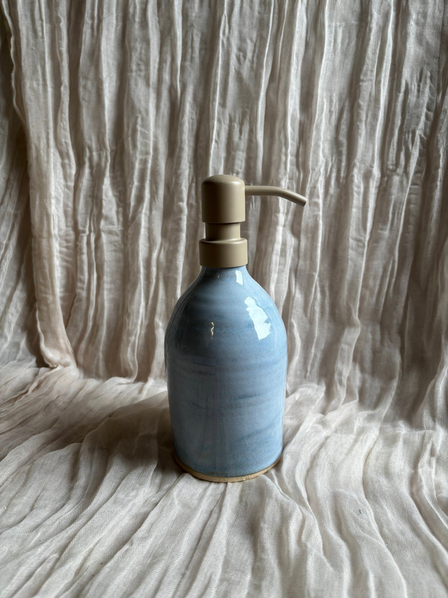 Sky Blue Liquid Soap Dispenser Bottle