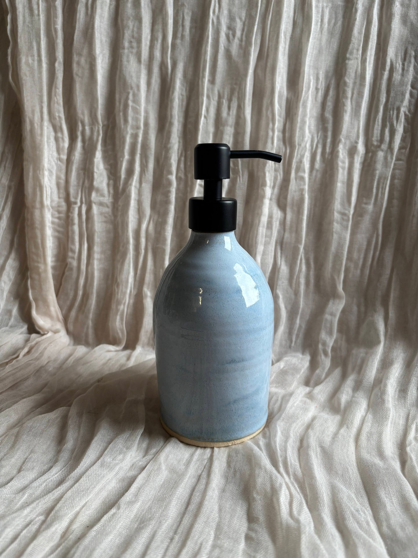 Sky Blue Liquid Soap Dispenser Bottle