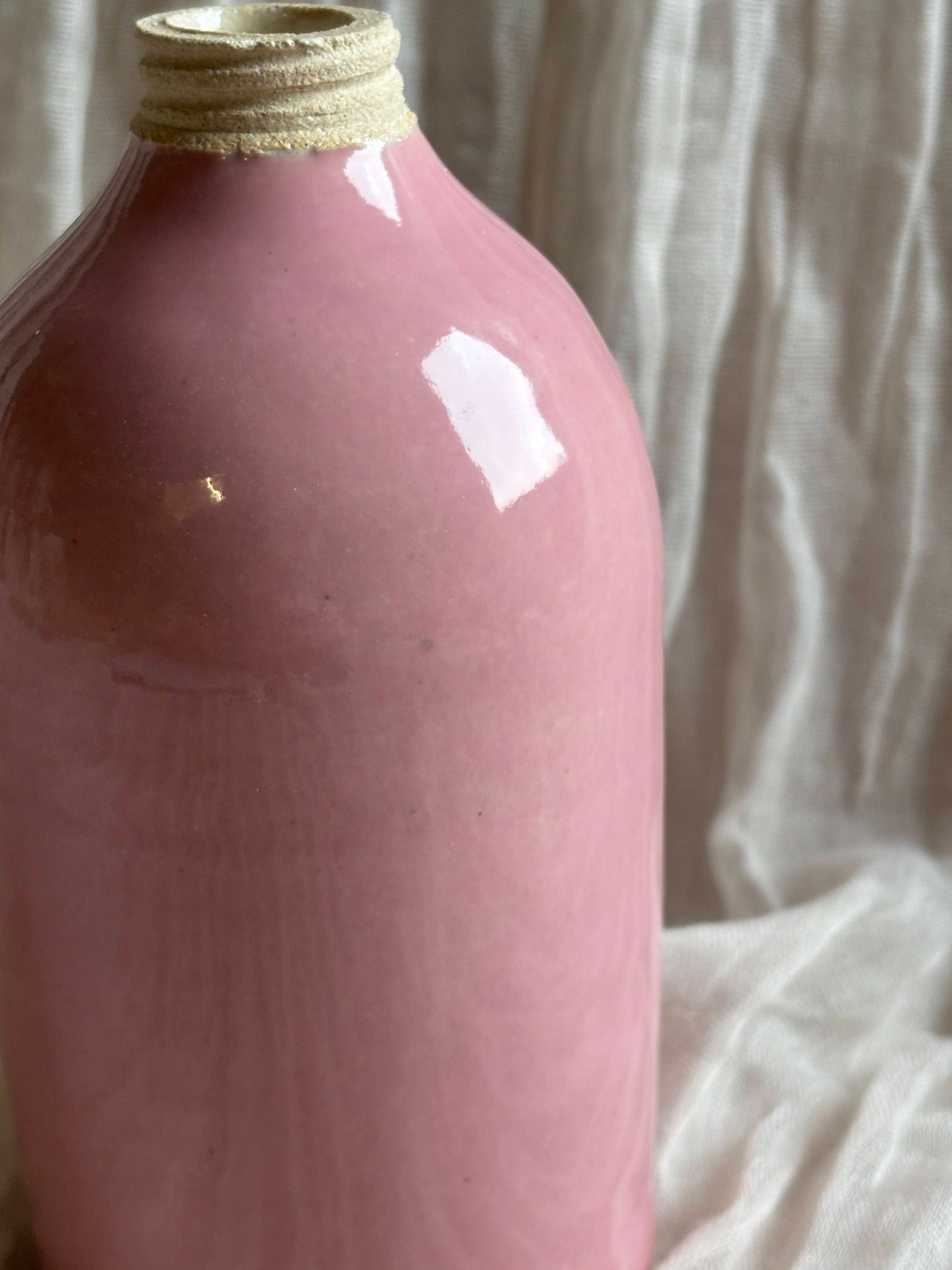 Candy Floss Pink Liquid Soap Dispenser Bottle