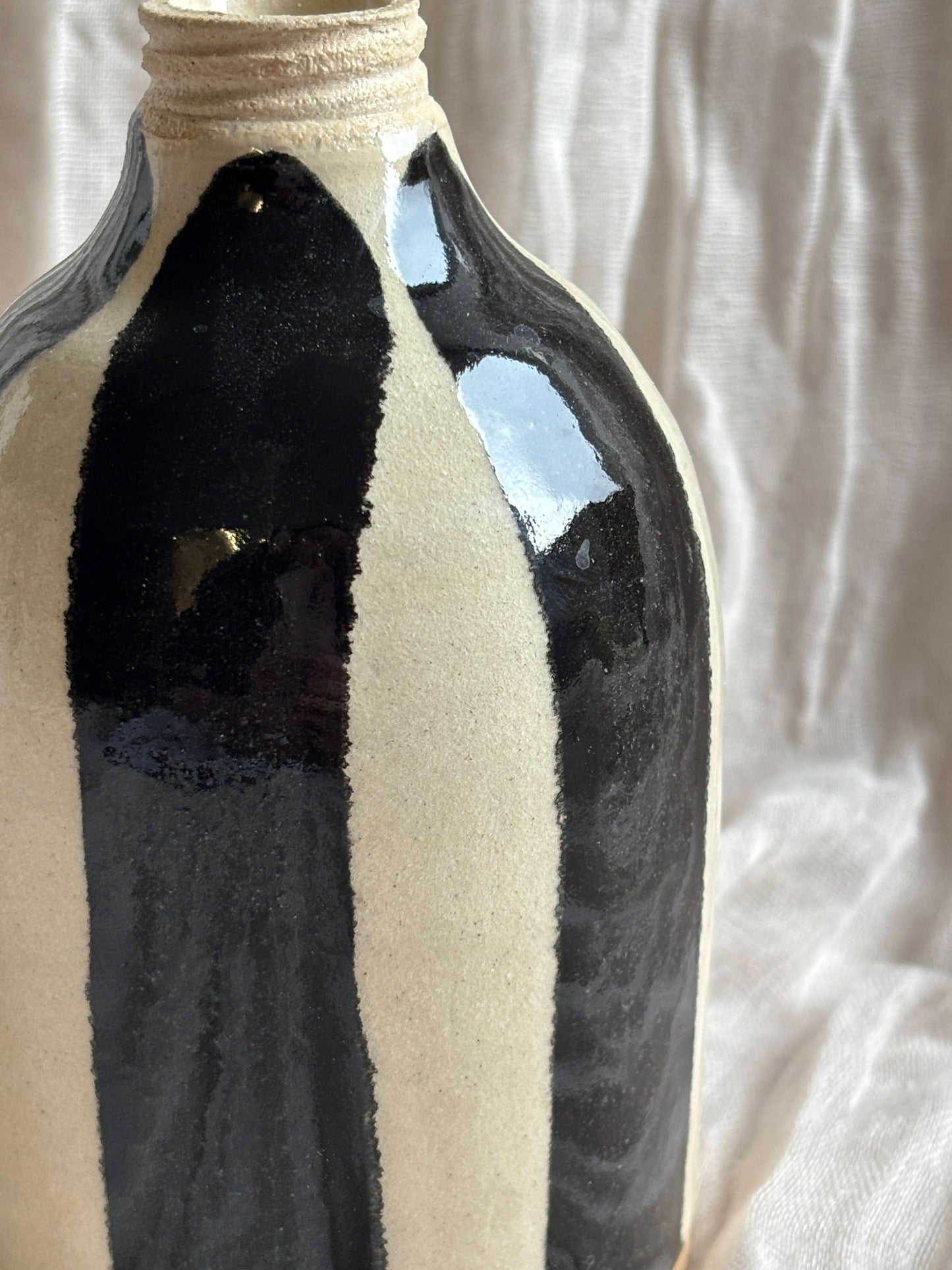 Stripe Liquid Soap Dispenser Bottle