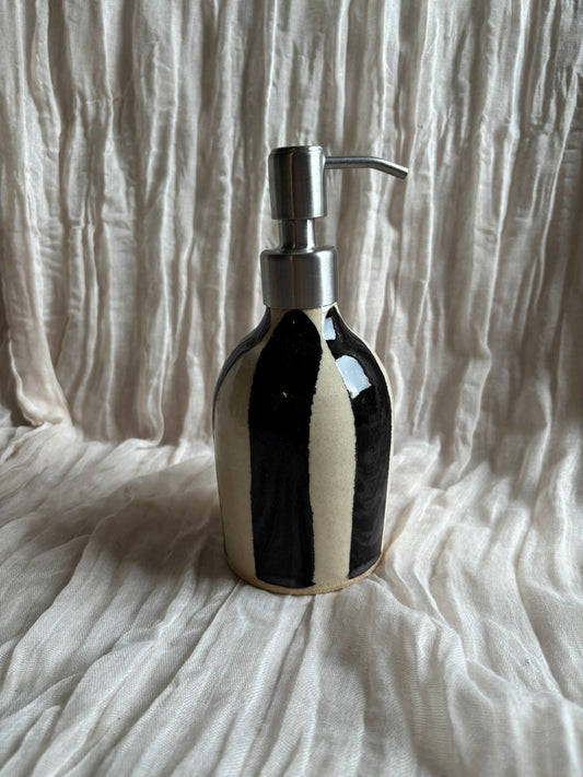 Stripe Liquid Soap Dispenser Bottle