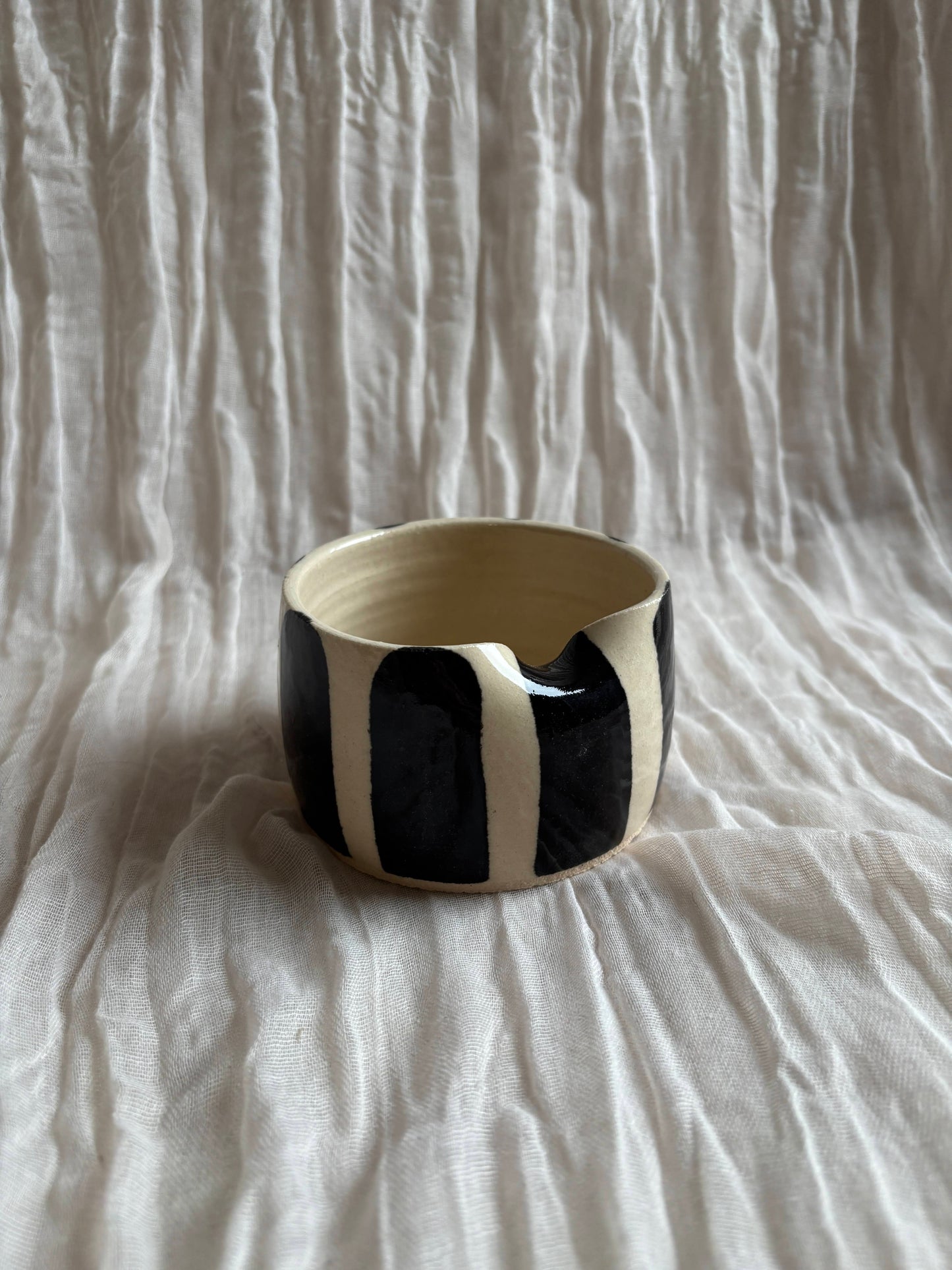 Stripe Tea Bag Bowl