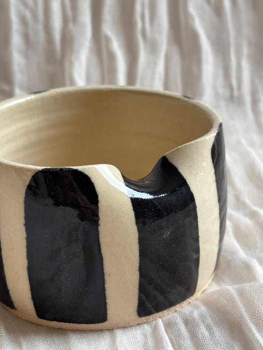 Stripe Tea Bag Bowl