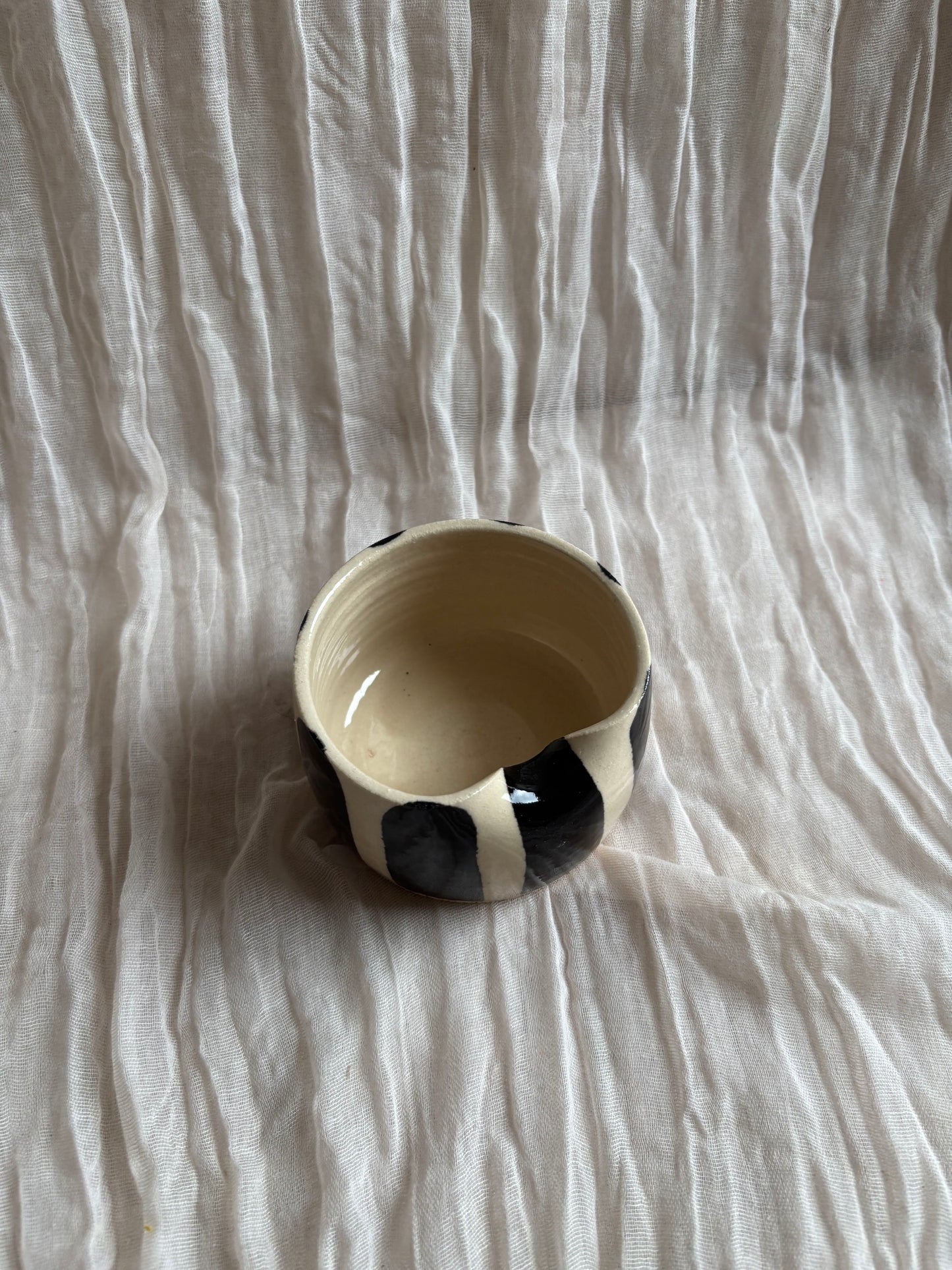 Stripe Tea Bag Bowl