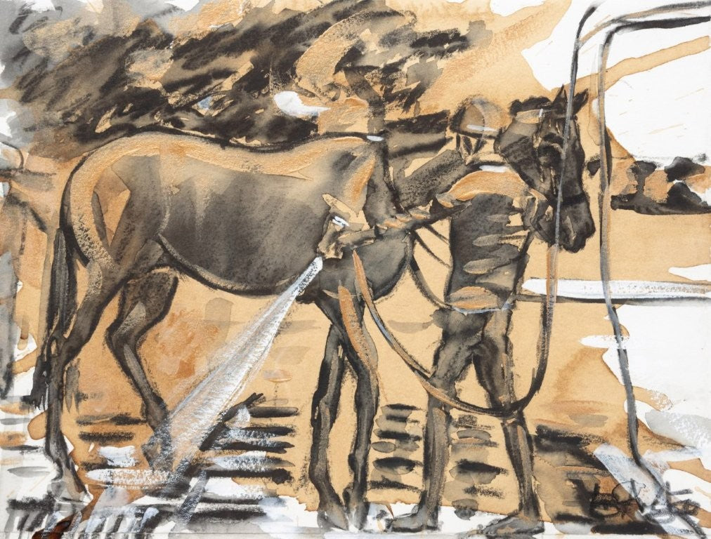 Painting with Coffee by Liz Armstrong