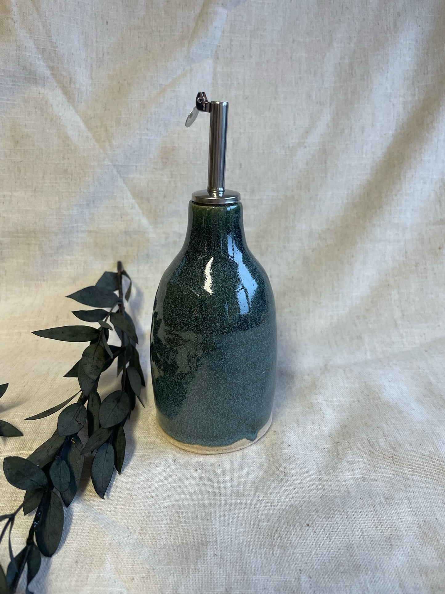 Green Oil Bottle