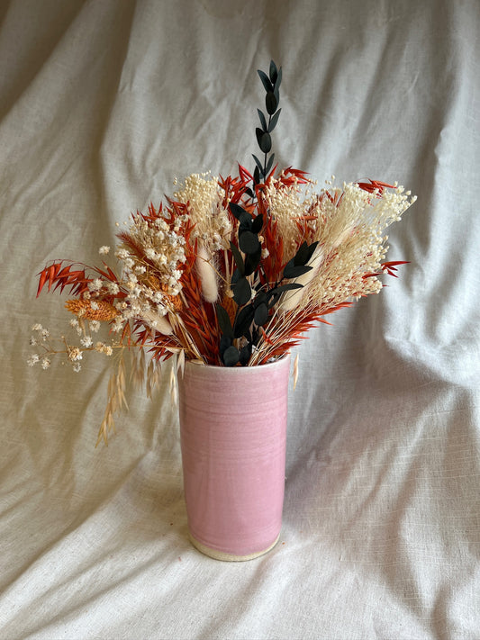 Candy Floss Pink 18cm Vase