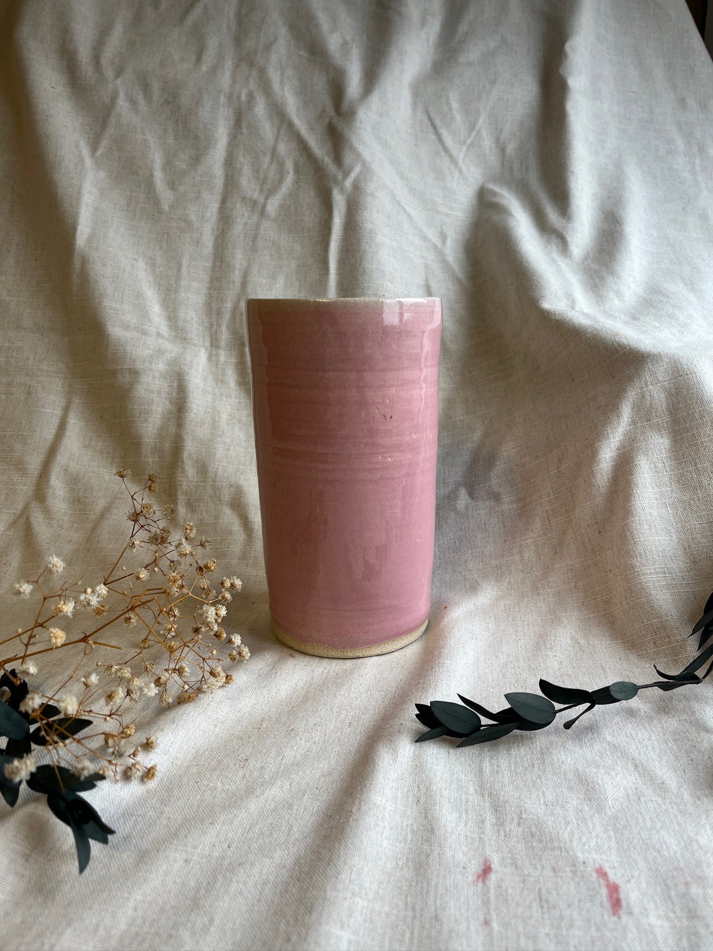 Candy Floss Pink 18cm Vase