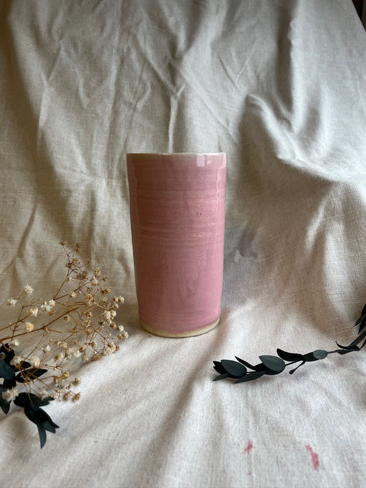 Candy Floss Pink 18cm Vase