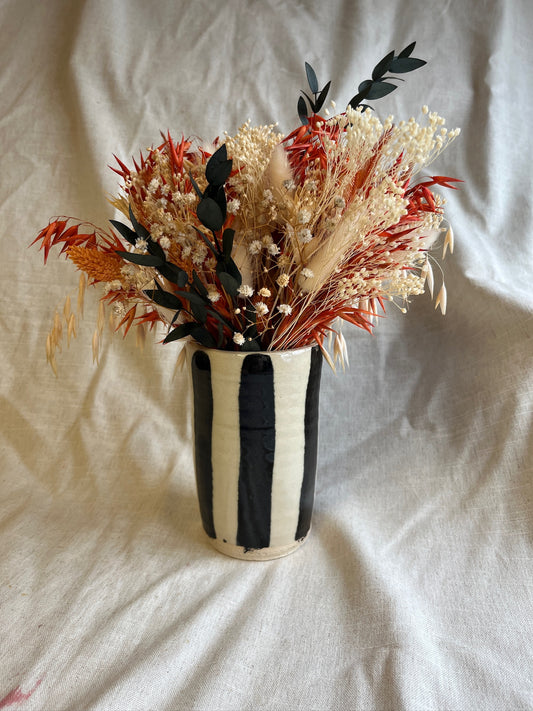 Stripe 18cm Vase