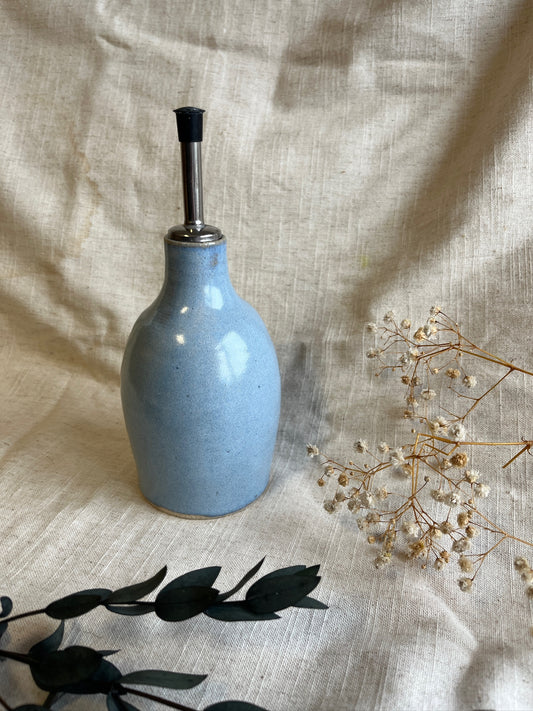 Sky Blue Oil Bottle