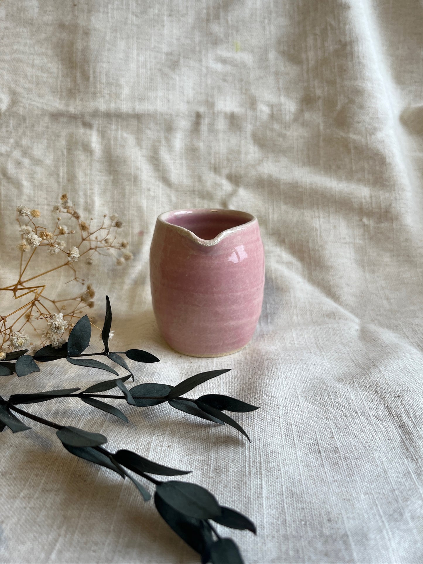 Candy Floss Pink Milk Jug