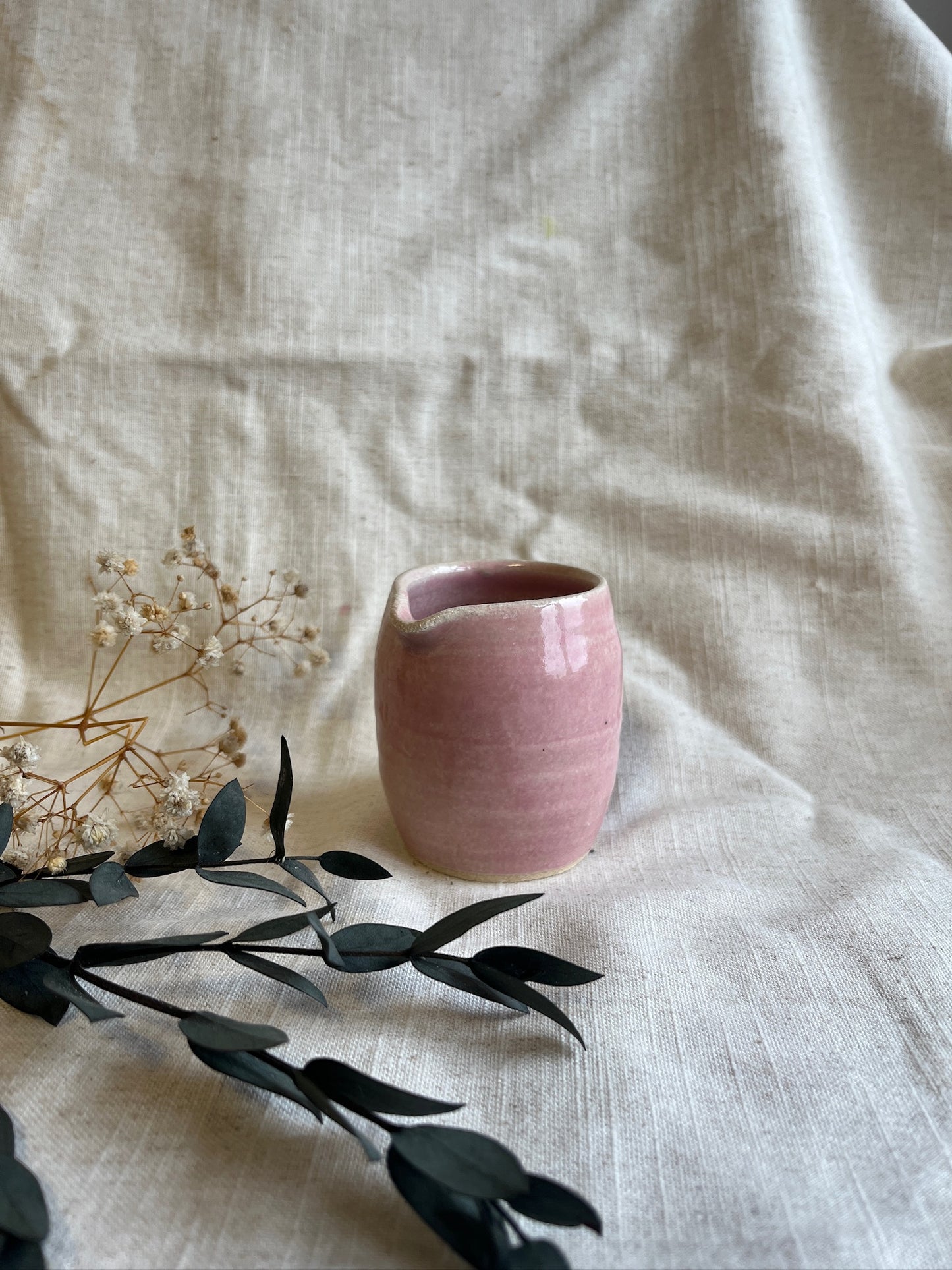 Candy Floss Pink Milk Jug