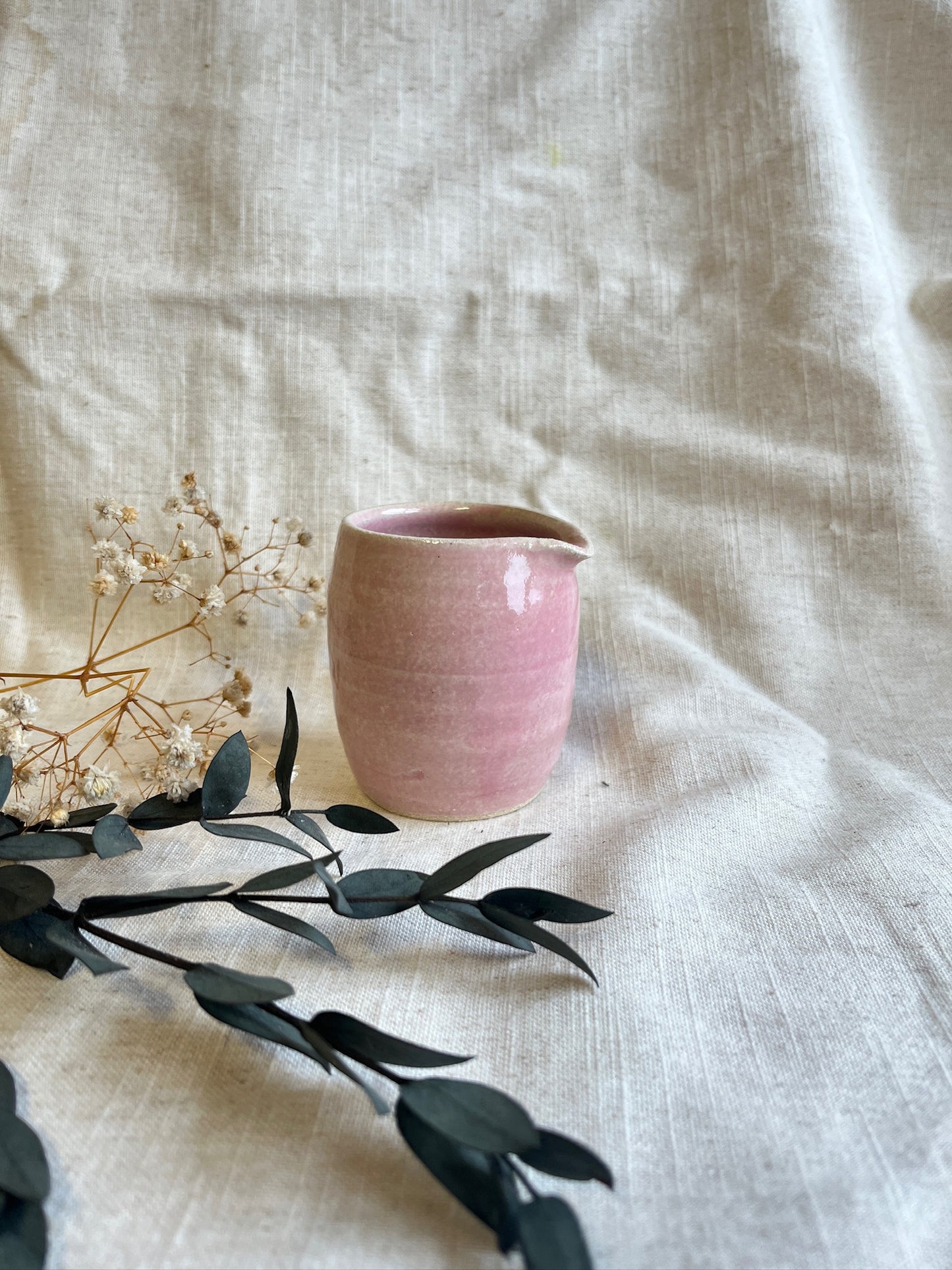 Candy Floss Pink Milk Jug