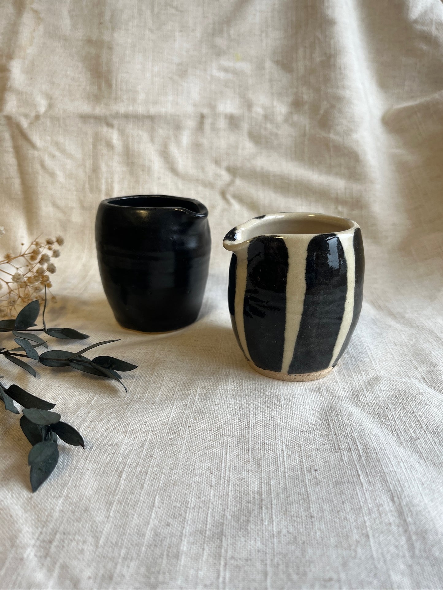 Stripe Milk Jug