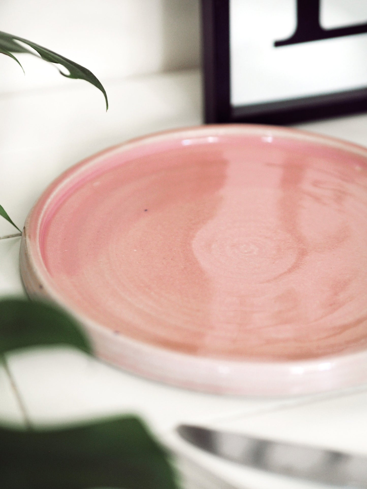 Candy Floss Pink Ceramic Plate